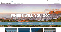 Desktop Screenshot of expatarrivals.com